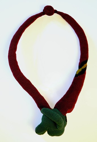 Crochet necklace - Organic Shape