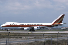 Kalitta - American Internatoional Airways B747-146 N703CK BCN 25/07/1998