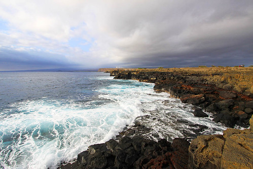 cliff water digital landscape hawaii day image cloudy thebigisland southpoint