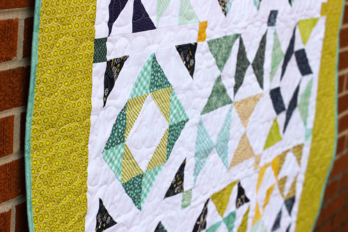 Half-Square Triangle Block of the Month Quilt Tutorial - In Color Order