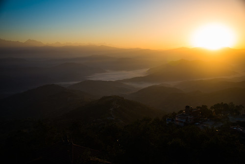 nepal mountain sunrise himalayas himalayastrekking sunriseinthehimalayas