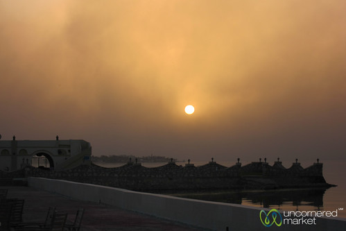 sunset water desert dusk egypt oasis sandstorm fayoum fayoumoasis faiyumgovernorate assaeedeyah