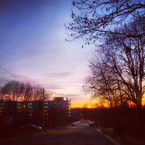 street sunset sky tree germany deutschland lights sonnenuntergang saxony himmel sachsen baum lichter chemnitz strase instagram