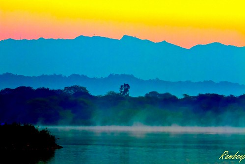 blue red wallpaper sky india lake mountains green nature water birds silhouette yellow clouds landscape paradise punjab chandigarh sukhnalake reflectiontrees atthecrackofdawn उदयाचल मुँहअँधेरे coloumorning