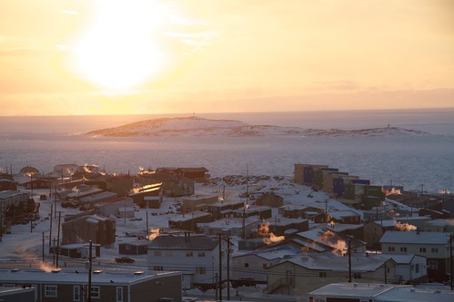 winter canada arctic nunavut iqaluit