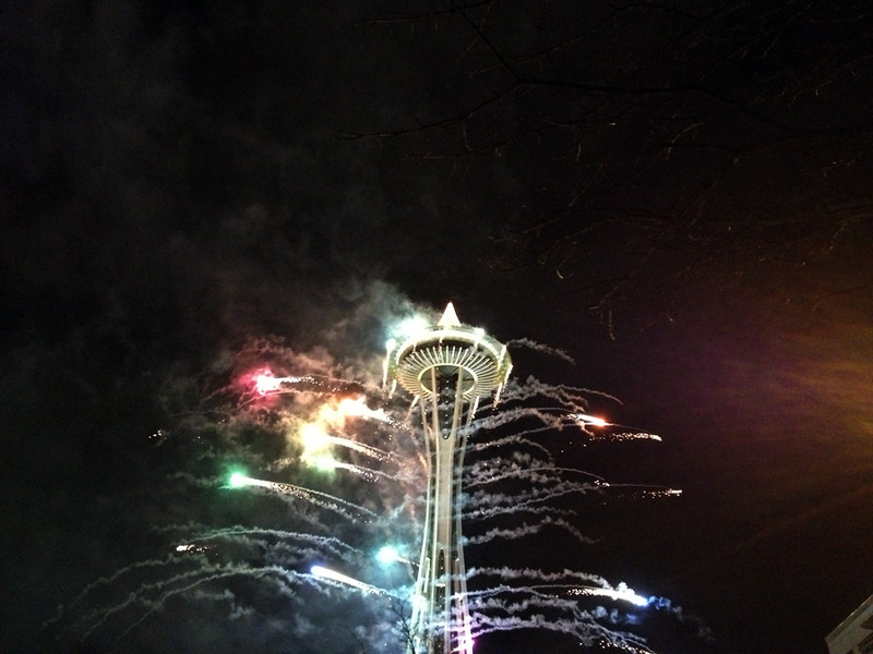 New Year's Day 2013 at Space Needle