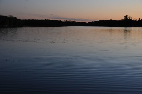 blue sunset orange lake color robert wisconsin forest state near north auburn kettle kramer moraine unit on campbellsport