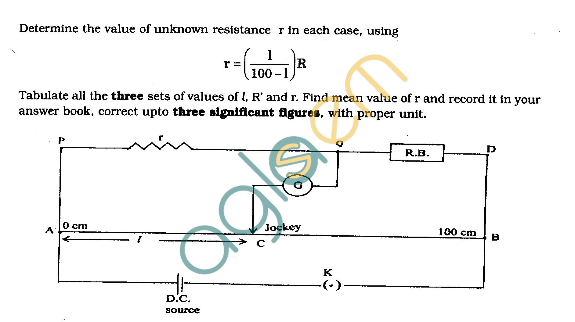 ISC Class XII Exam Question Papers 2012: Physics Practical