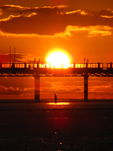 sunset pier worthing lowtide worthingpier righteous