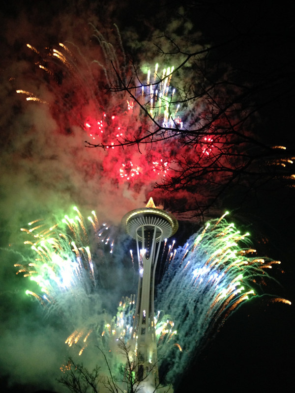 New Year's Day 2013 at Space Needle