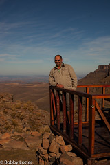 From restaurant deck over looking Sani Pass