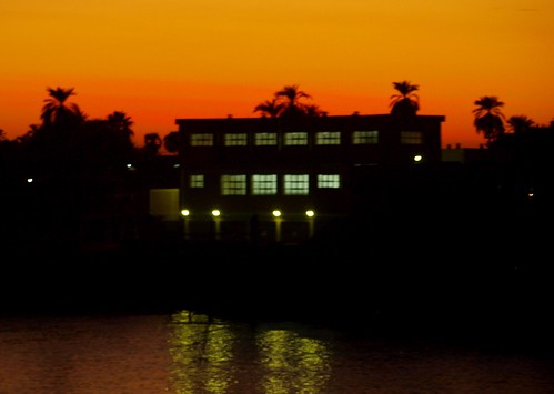 sunset industrial dusk egypt nile nightshots waterworks industriallandscape pumpingstation rivernile