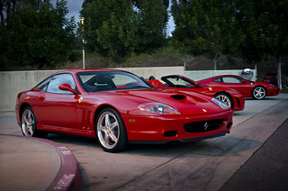 Red Ferrari Trio