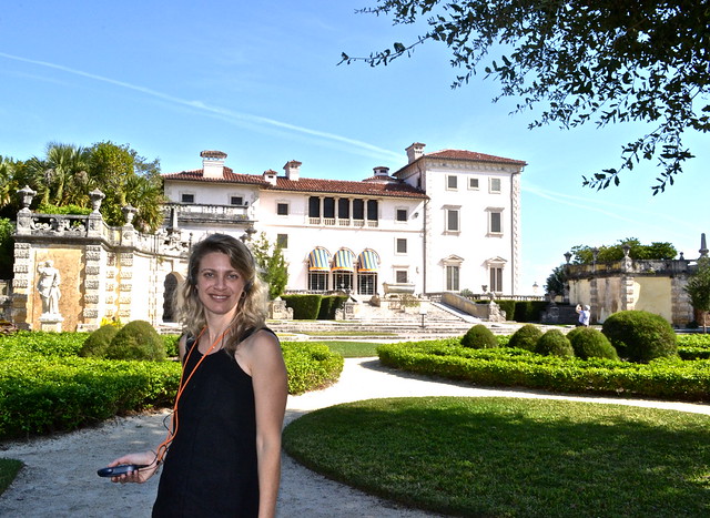 Vizcaya museum from the gardens