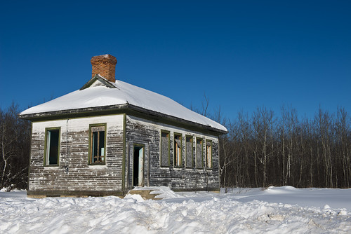 old school house snow nikon day historic prairie saskatchewan pwwinter