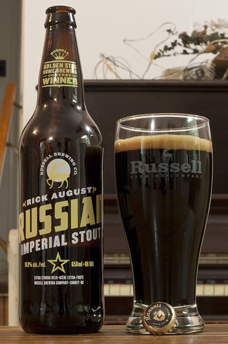 Rick August's Russian Imperial Stout (Russell Brewing) 13/24 by Cody La Bière