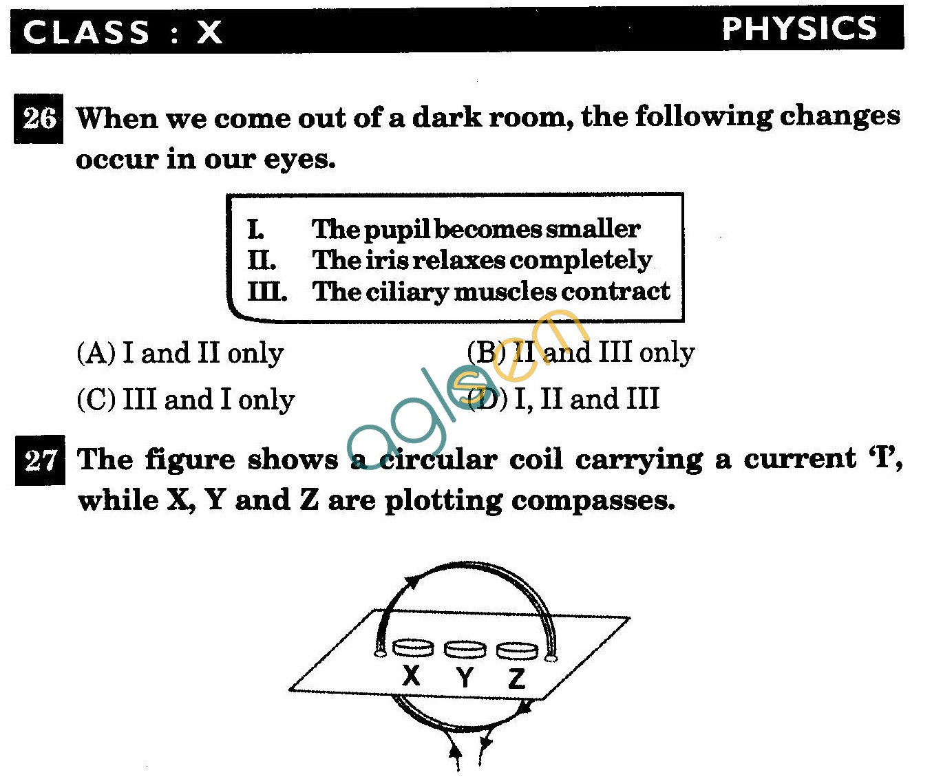 NSTSE 2011 Class X Question Paper with Answers - Physics