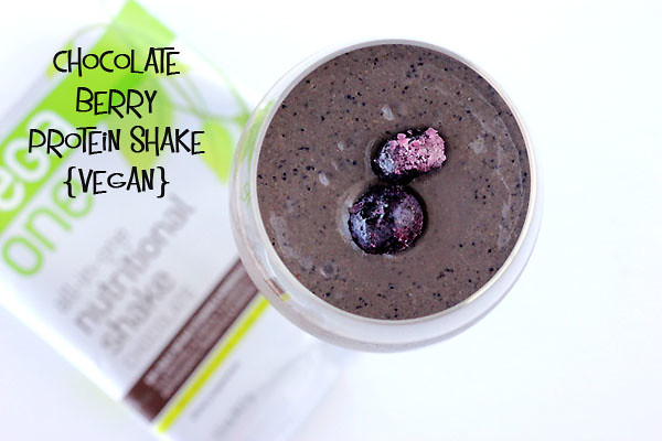 Chocolate Berry Protein Shake