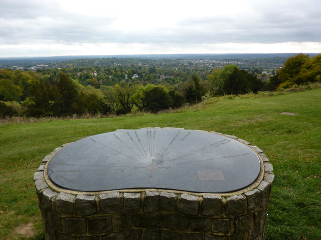 View point at the car park at Gatton Park