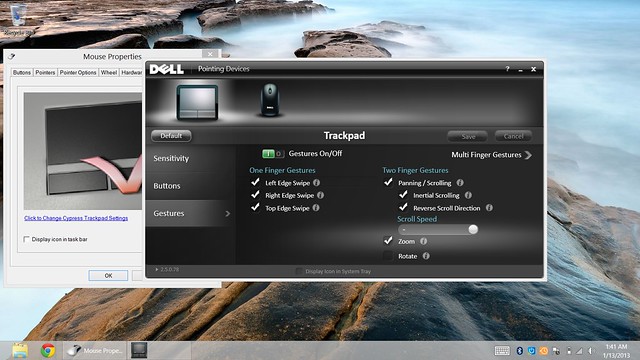 Dell XPS 12 - Cypress Trackpad Settings