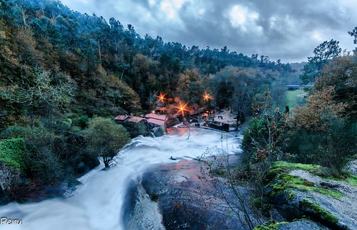 sky rio river waterfall rocks cielo views nubes vistas pontevedra rocas cascada fervenza caldasdereyes