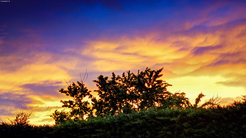 blue sunset orange green yellow canon lens photography eos photographie purple april colored ef 2012 2870mm corentin f3545 2013 550d gouchon niévroz