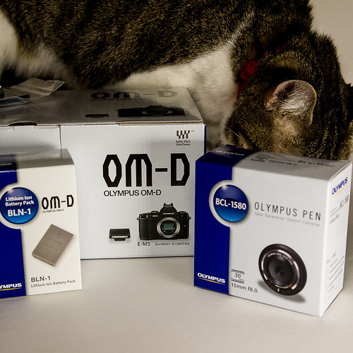 Lucy Checks Out Her New Olympus OM-D