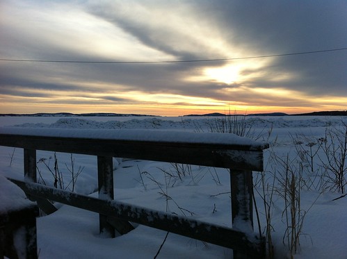 winter sunset sea ice beach clouds frozen sweden baltic örnsköldsvik uploaded:by=flickrmobile flickriosapp:filter=nofilter gullvikshavsbad