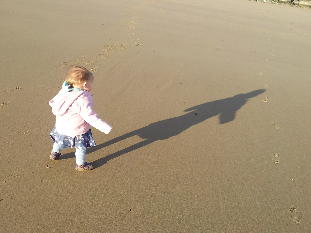 , Walking in the clouds at Marloes Sands #Countrykids