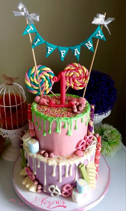 Candy Land Drip Cake by Florence Kayne X. Tan of Sweet Kayne's