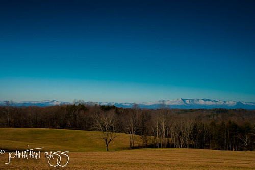 blue trees winter snow mountains field landscape nikon ridge blueridgemountains d80