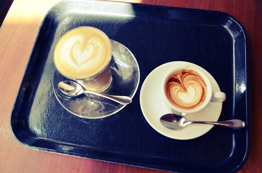 Latte and Macchiato at Paul Bassett Shinjuku