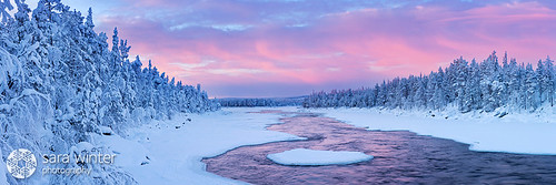 sunrise suomi finland lapland muonio muonionjoki äijäkoski