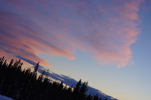 winter sky nature alaska clouds landscape scenery