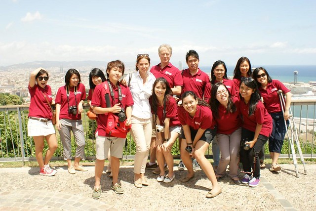 WKWSCI students on an overseas trip 