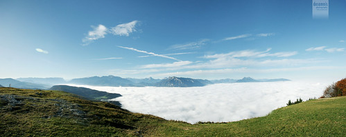 above sky panorama mountain mountains alps salzburg nature grass fog clouds canon landscape eos 350d austria österreich bluesky canoneos350d eos350d greengrass seaoffog desomnis