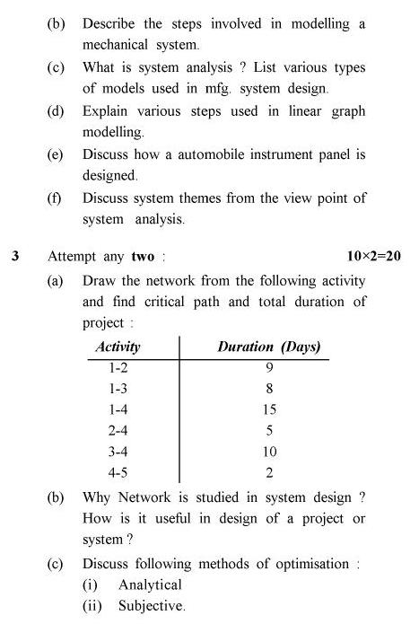 UPTU B.Tech Question Papers - ME-802 - Mechanical System Design