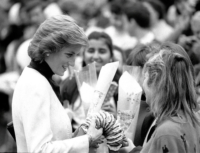 Diana, Princess of Wales opens Acorns Children's Hospice