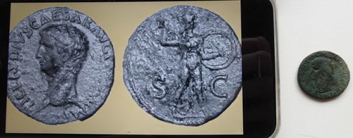 asromain monnaie pièce coin currency périodeclaudienne empereurclaude iersiècleaprèsjc
