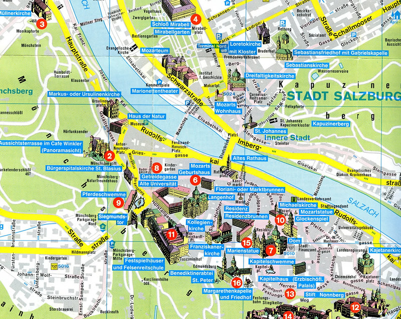 Salzburg-city-map