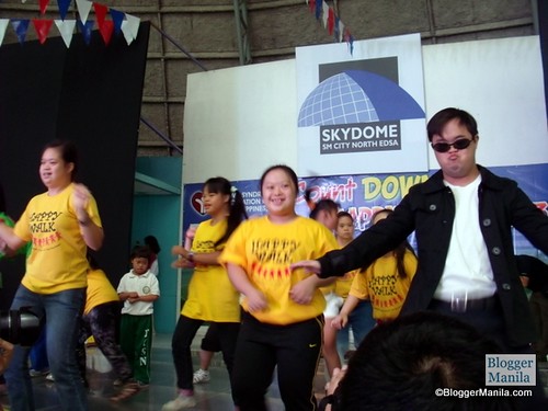 Children with Down Syndrome dance to the tune of "Gangnam Style" music craze
