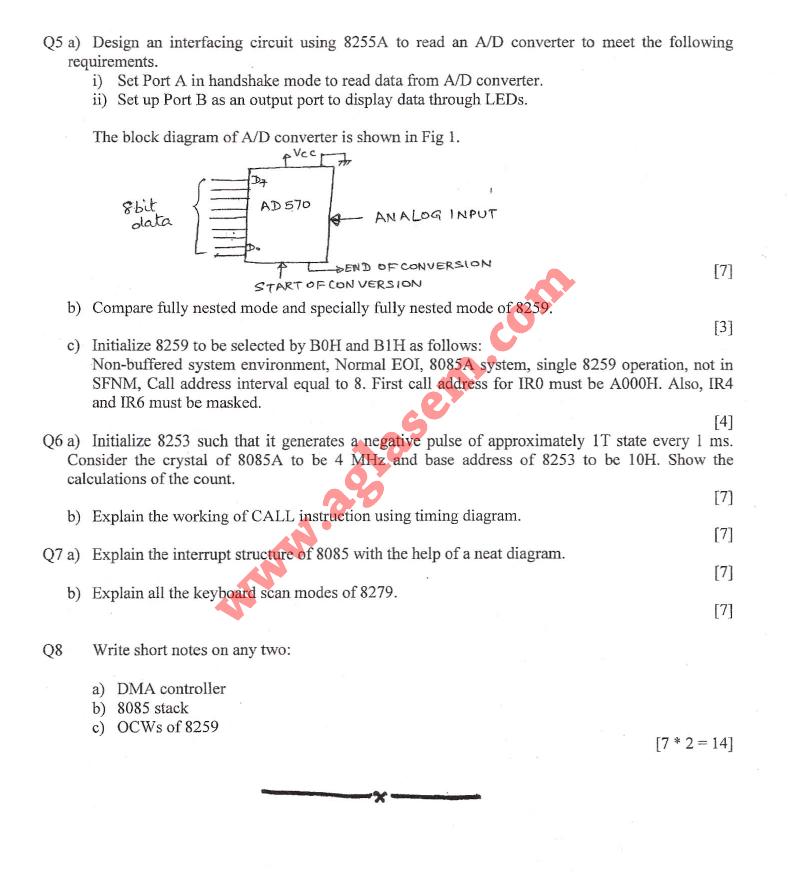 NSIT  Question Papers 2008  6 Semester - End Sem - EC-COE-IC-311