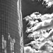 Sky Clouds and Office Building