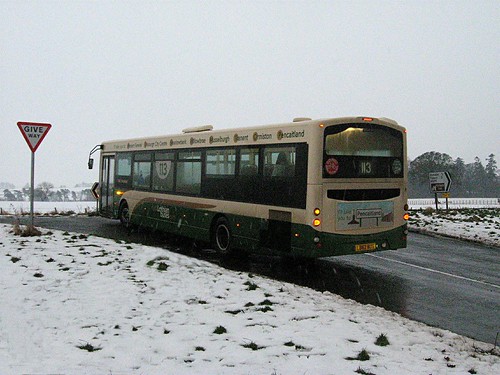 winter snow buses volvo transport wright coaches 199 113 buspictures b7rle eclipseurban2 orminston eastlothianbuses lb62bus