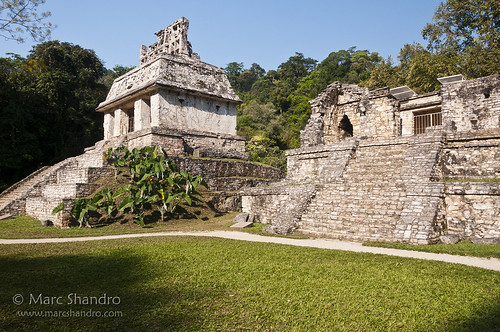 travel nature mexico stereoscopic 3d warm view bluesky mayanruins palenque tropical traveldestination