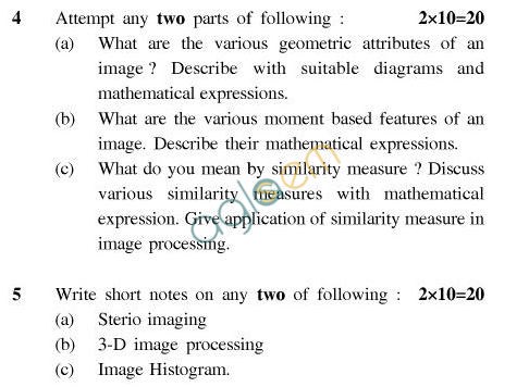 UPTU B.Tech Question Papers - EC-025-Digital Image Processing