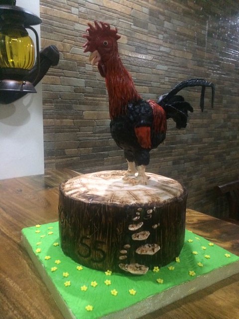Rooster Cake by Aida Selracoib‎