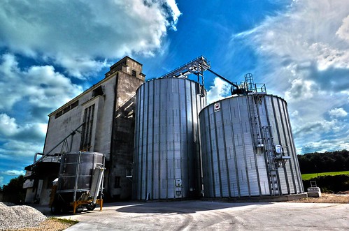silo industrial industriel grain