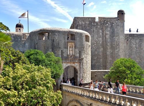 Croatia - Dubrovnik, Pile Gate and city walls