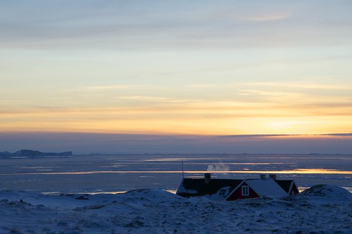 sunset ice nikon cottage arctic explore greenland ilulissat d90 explored jacobshavn